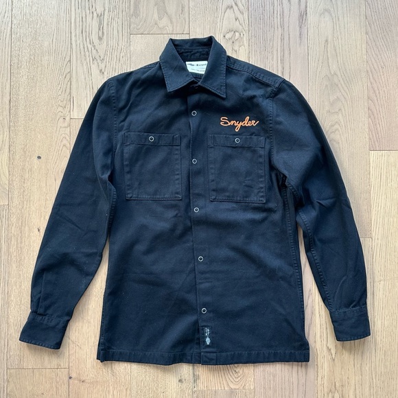 Harley-Davidson x Champion by Todd Snyder Harley-Davidson Shop Shirt in Black - Picture 1 of 16